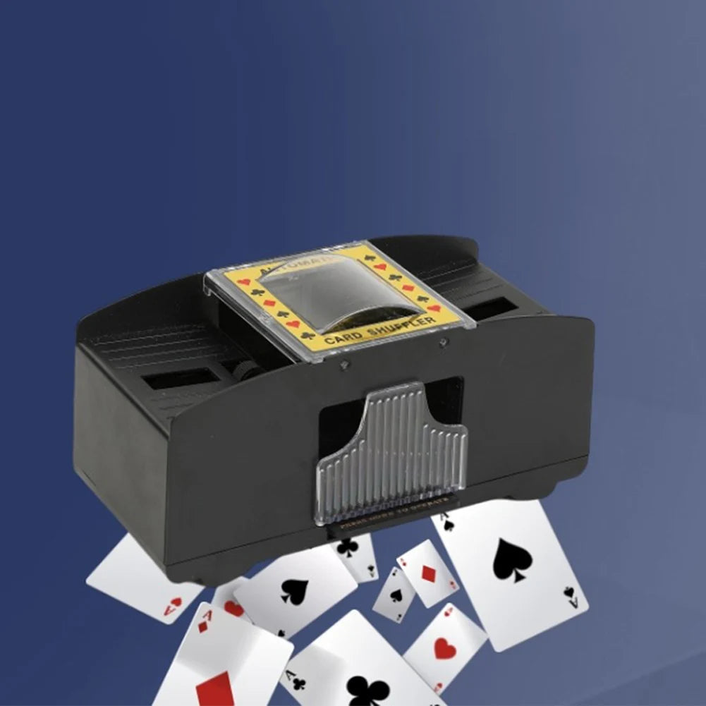 Automatic Card Shuffling Machine 1/2 Decks Electric Poker Card Shuffler Battery-Operated
