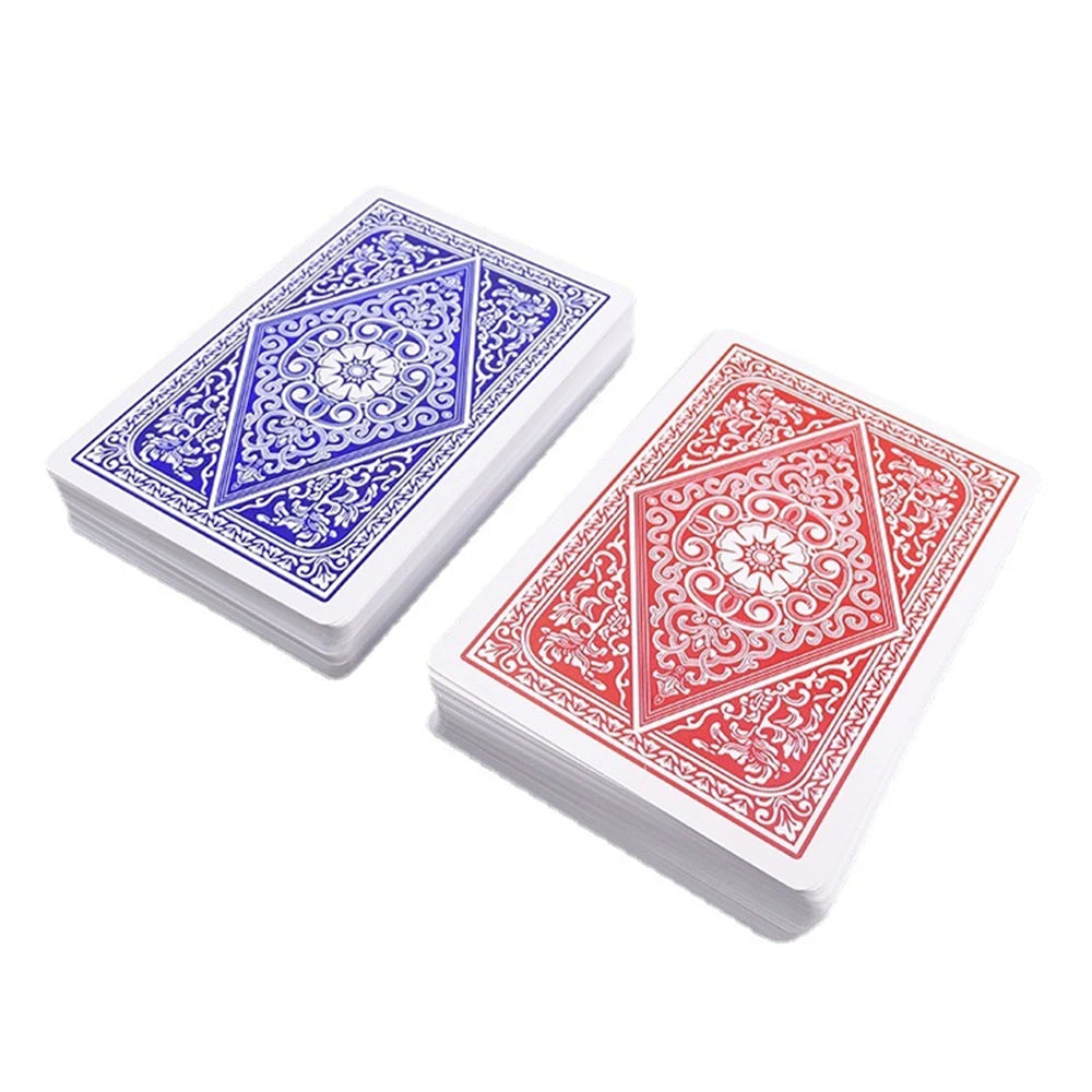 Texas Hold'em Waterproof Poker Set – 54PCS Large Print Plastic Playing Cards