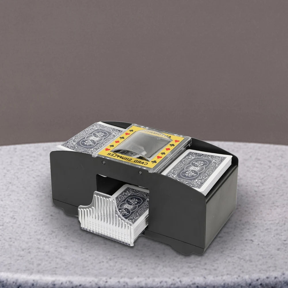 Automatic Card Shuffling Machine 1/2 Decks Electric Poker Card Shuffler Battery-Operated